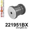 Strongflex Audi Achterste subframe – voorste rubber 60mm – 221951BX ZWART
