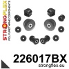 Strongflex Seat Voorste ophangrubberset – 226017BX ZWART