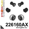 Strongflex Audi Voorste ophangrubberset SPORT – 226160AX ZWART