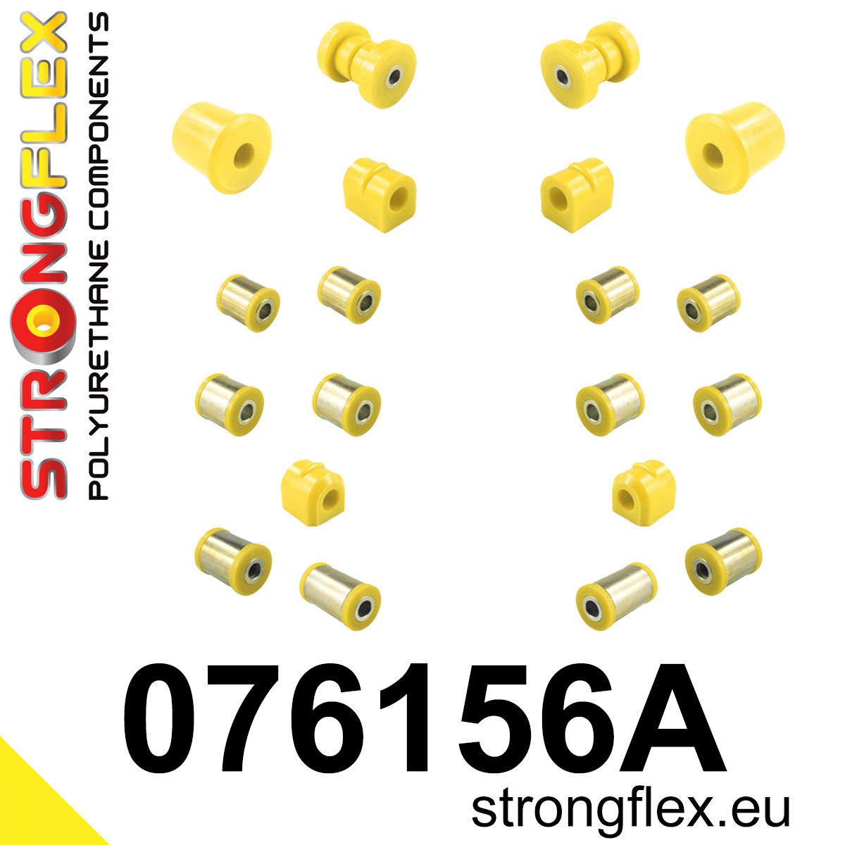 Strongflex Ford Complete ophangrubberset SPORT – 076156A 1 Strongflex Ford Complete ophangrubberset SPORT – 076156A