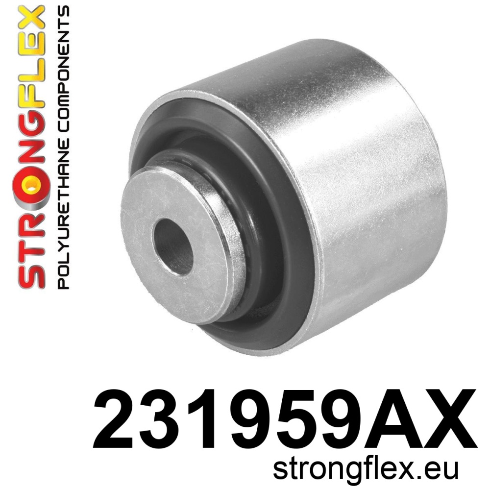 Strongflex Volvo S60 / S80 / V70 Achteras rubberset SPORT ZWART – 236205AX