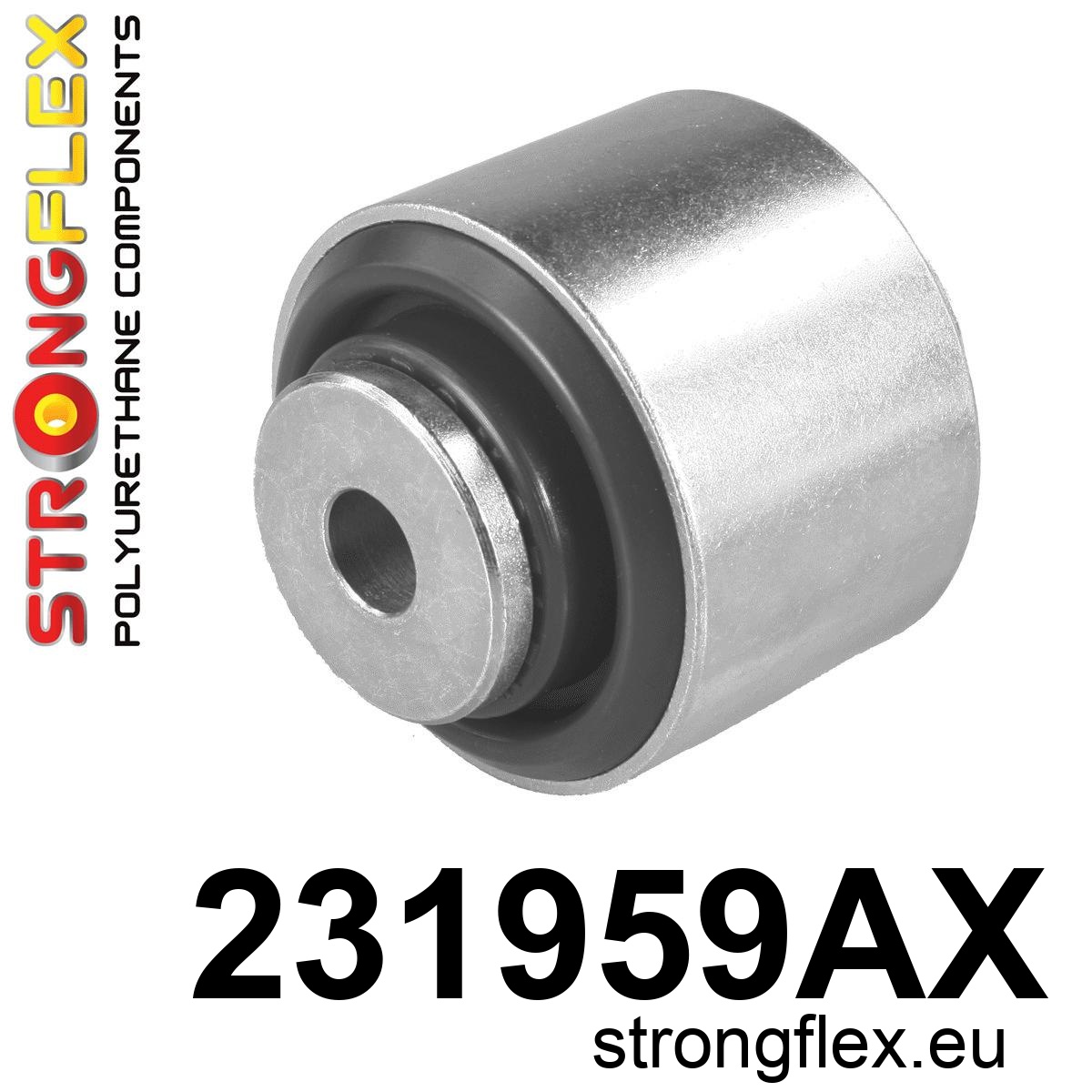 Strongflex Volvo S60 / S80 / V70 Achteras rubberset SPORT ZWART – 236205AX 1 Strongflex Volvo S60 / S80 / V70 Achteras rubberset SPORT ZWART – 236205AX