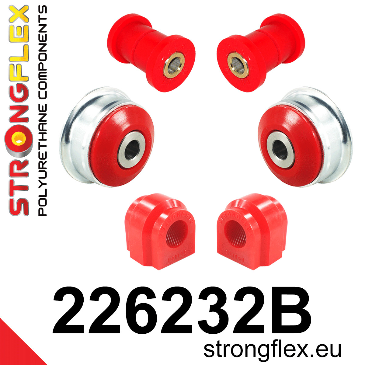 Strongflex Seat Voorste ophangrubberset – 226232B 1 Strongflex Seat Voorste ophangrubberset – 226232B