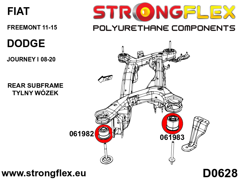 Strongflex Dodge Complete ophangrubberset SPORT – 066075A 3 Strongflex Dodge Complete ophangrubberset SPORT – 066075A - Image 3
