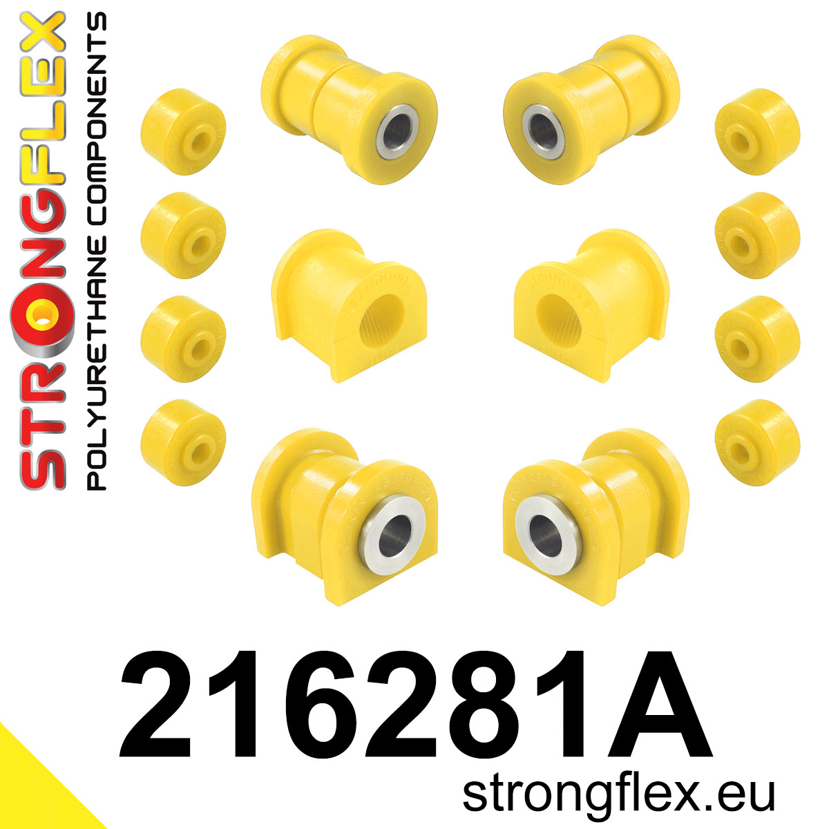 Strongflex Toyota Voorste ophangrubberset SPORT – 216281A 1 Strongflex Toyota Voorste ophangrubberset SPORT – 216281A