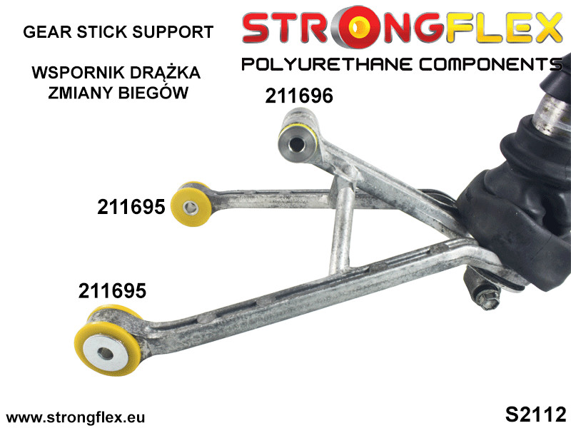 Strongflex Lexus / Toyota Versnellingspook-steunrubber – onder SPORT – 211695A 4 Strongflex Lexus / Toyota Versnellingspook-steunrubber – onder SPORT – 211695A - Afbeelding 4