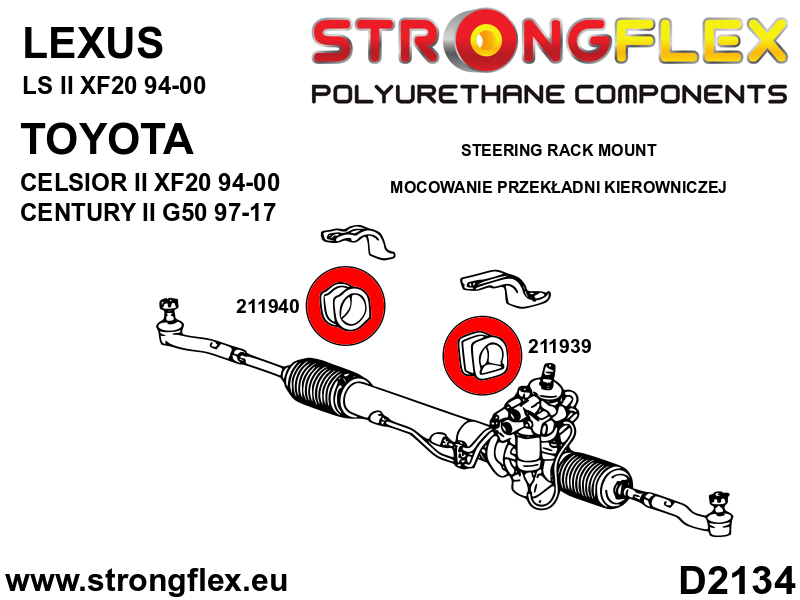 Strongflex Lexus / Toyota Stuurhuisklem SPORT – 211940A 3 Strongflex Lexus / Toyota Stuurhuisklem SPORT – 211940A – Image 3