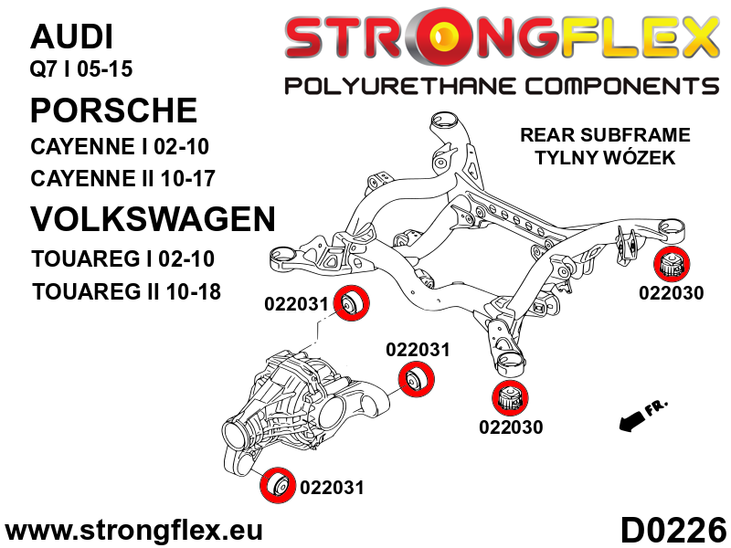 Strongflex Audi / Volkswagen Differentieel rubber – 022031B 5 Strongflex Audi / Volkswagen Differentieel rubber – 022031B - Image 5