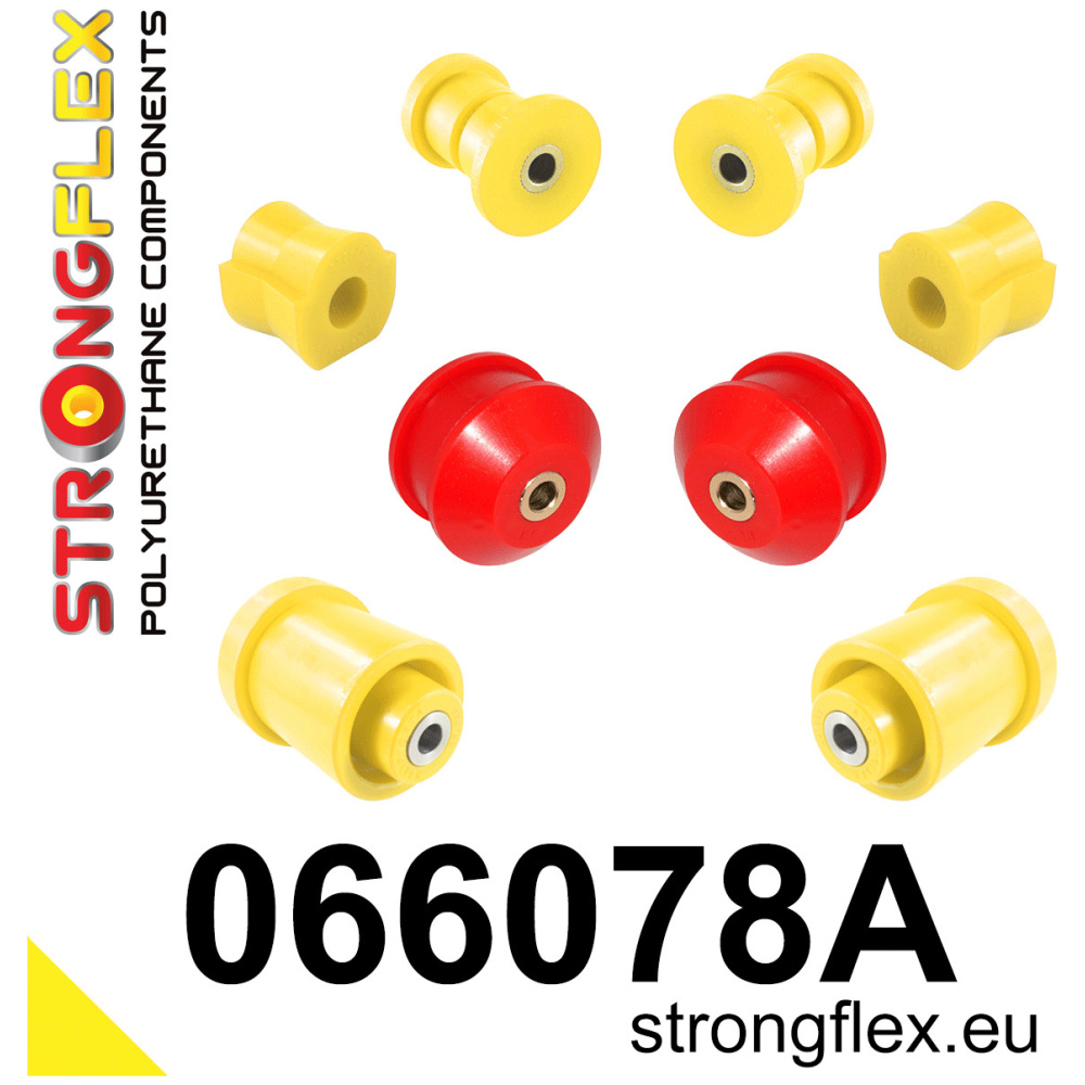 Strongflex Citroën Voorste suspension en ream balk rubberset SPORT – 066078A