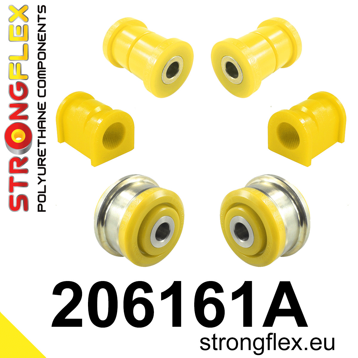 Strongflex Suzuki Voorste ophangrubberset SPORT – 206161A 1 Strongflex Suzuki Voorste ophangrubberset SPORT – 206161A