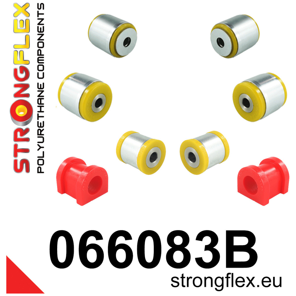 Strongflex Fiat Achterste ophangrubberset – 066083B