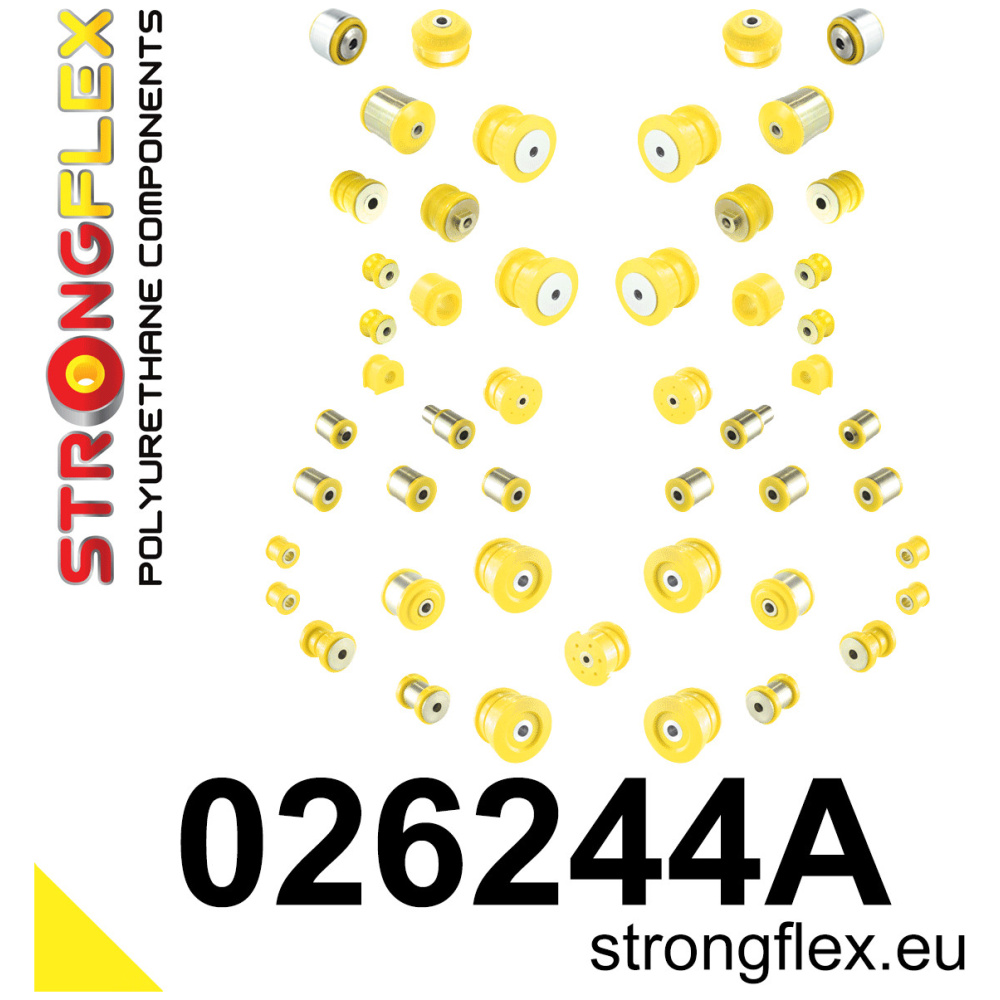 Strongflex Audi Complete polyurethane suspension bush kit SPORT – 026244A