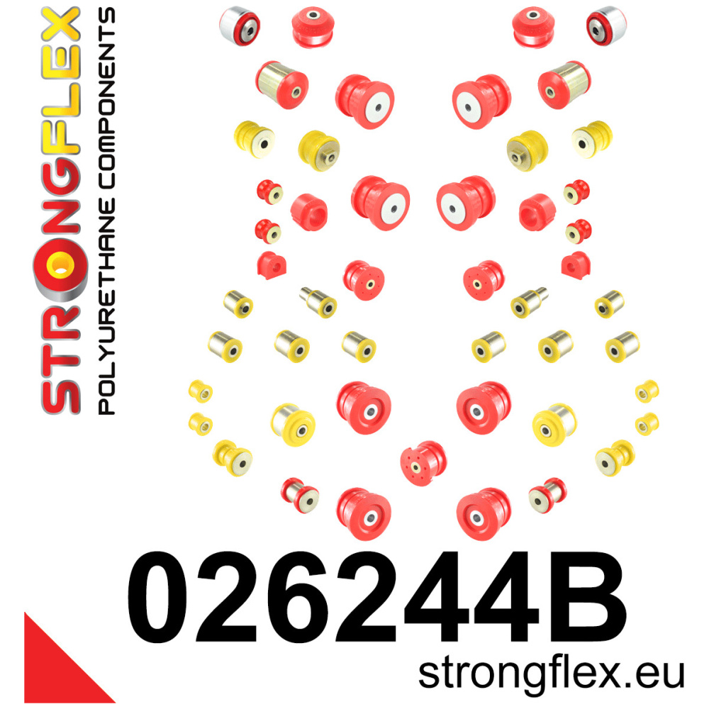 Strongflex Audi Complete polyurethaan ophangrubberset – 026244B