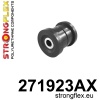 Strongflex Subaru Achterste subframe rubberset SPORT – 276256AX ZWART