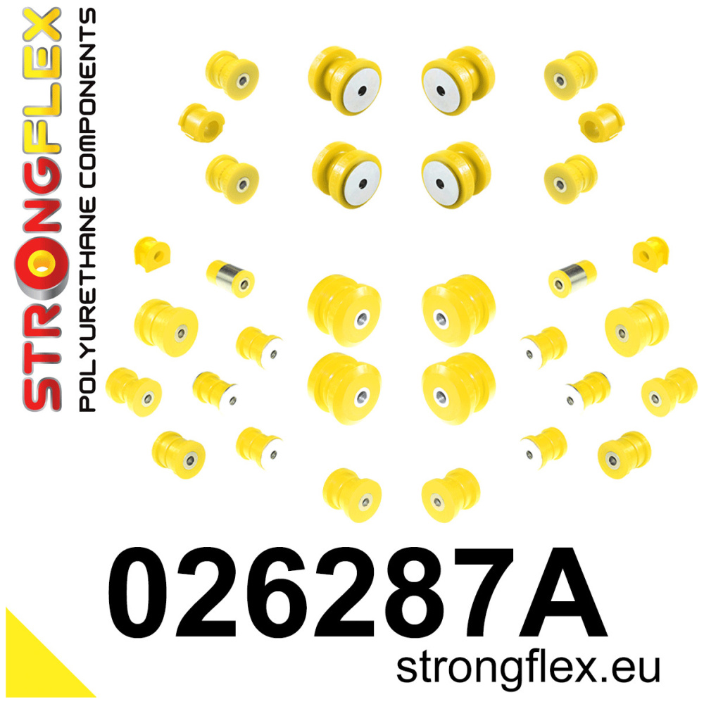 Strongflex Audi Complete polyurethaan ophangrubberset SPORT – 026287A