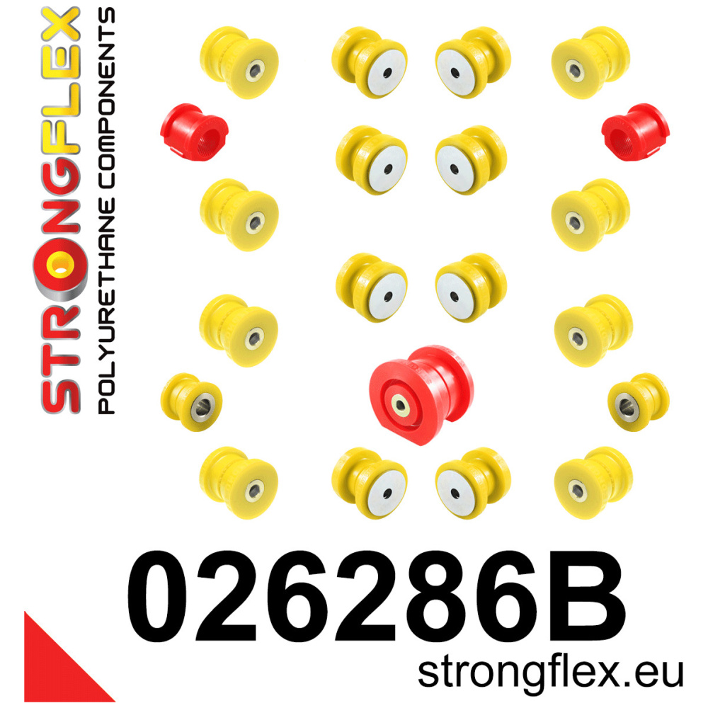Strongflex Audi Complete polyurethaan ophangrubberset – 026286B