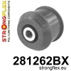 Strongflex Nissan Voorste onderste trekstang naar chassis rubber – 281262BX ZWART