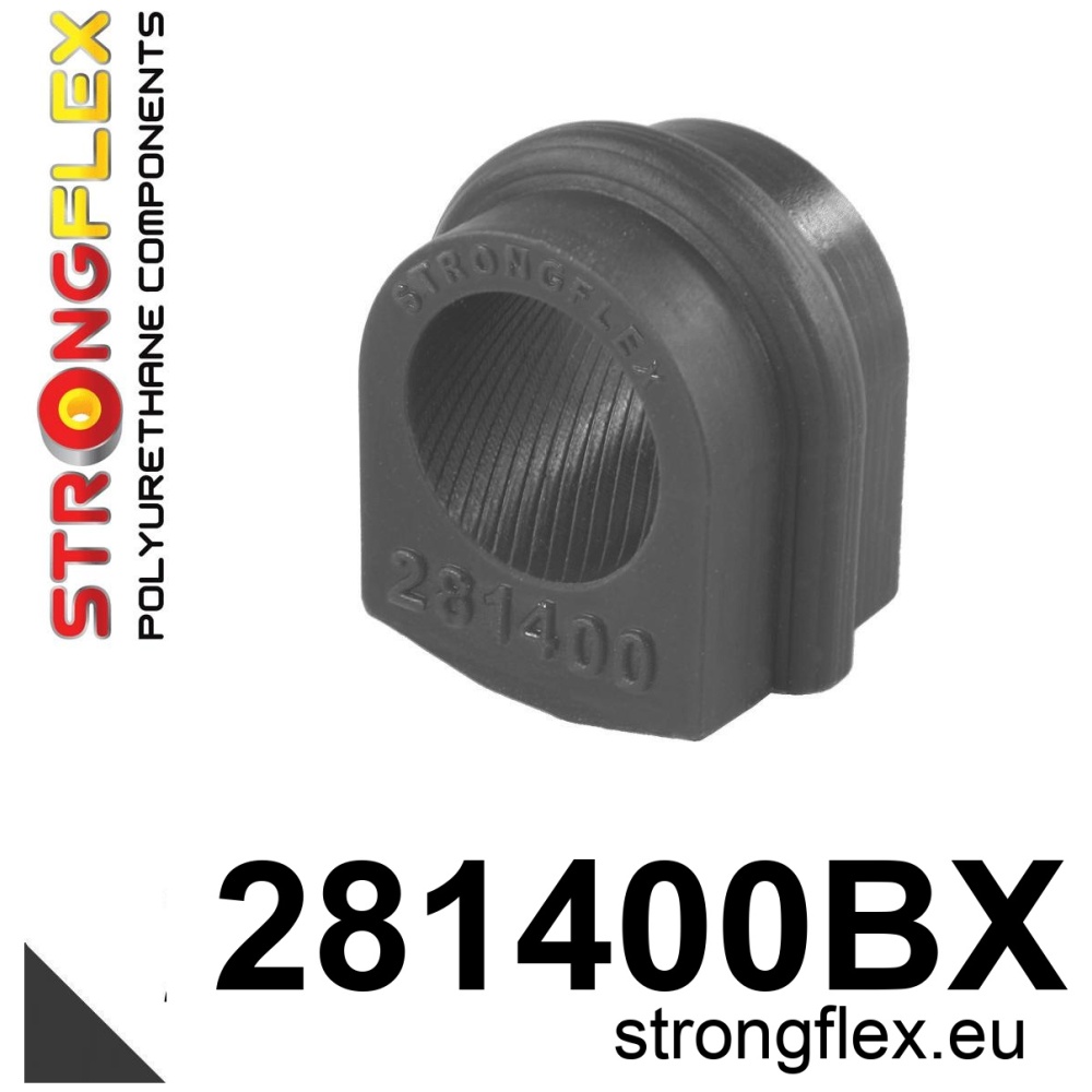 Strongflex Nissan Voorste stabilisatorrubber – 281400BX ZWART