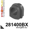 Strongflex Nissan Skyline Polyurethaan rubberset voor voor- en achteras R33 R34 RWD ZWART – 286217BX