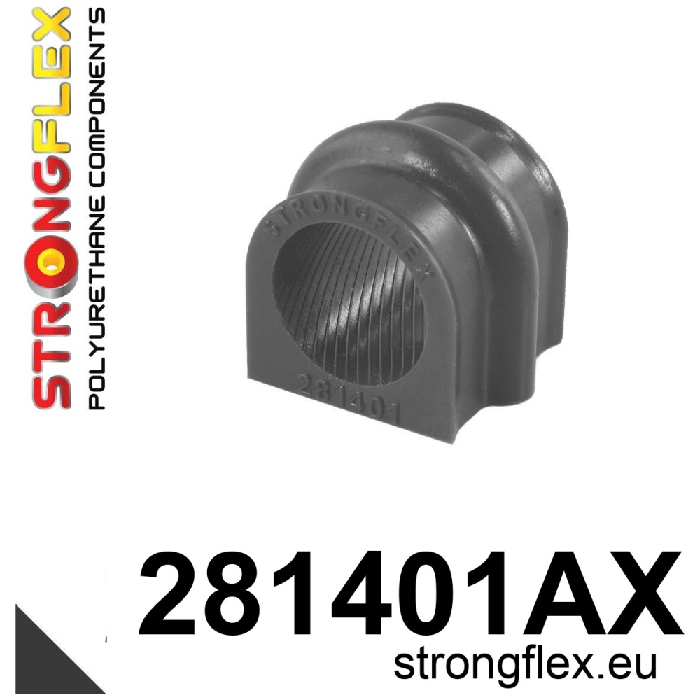 Strongflex Nissan Voorste stabilisator steun GT-R SPORT – 281401AX ZWART