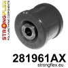 Strongflex Nissan Achterste onderste schokdempersteun rubber 55mm SPORT – 281961AX ZWART
