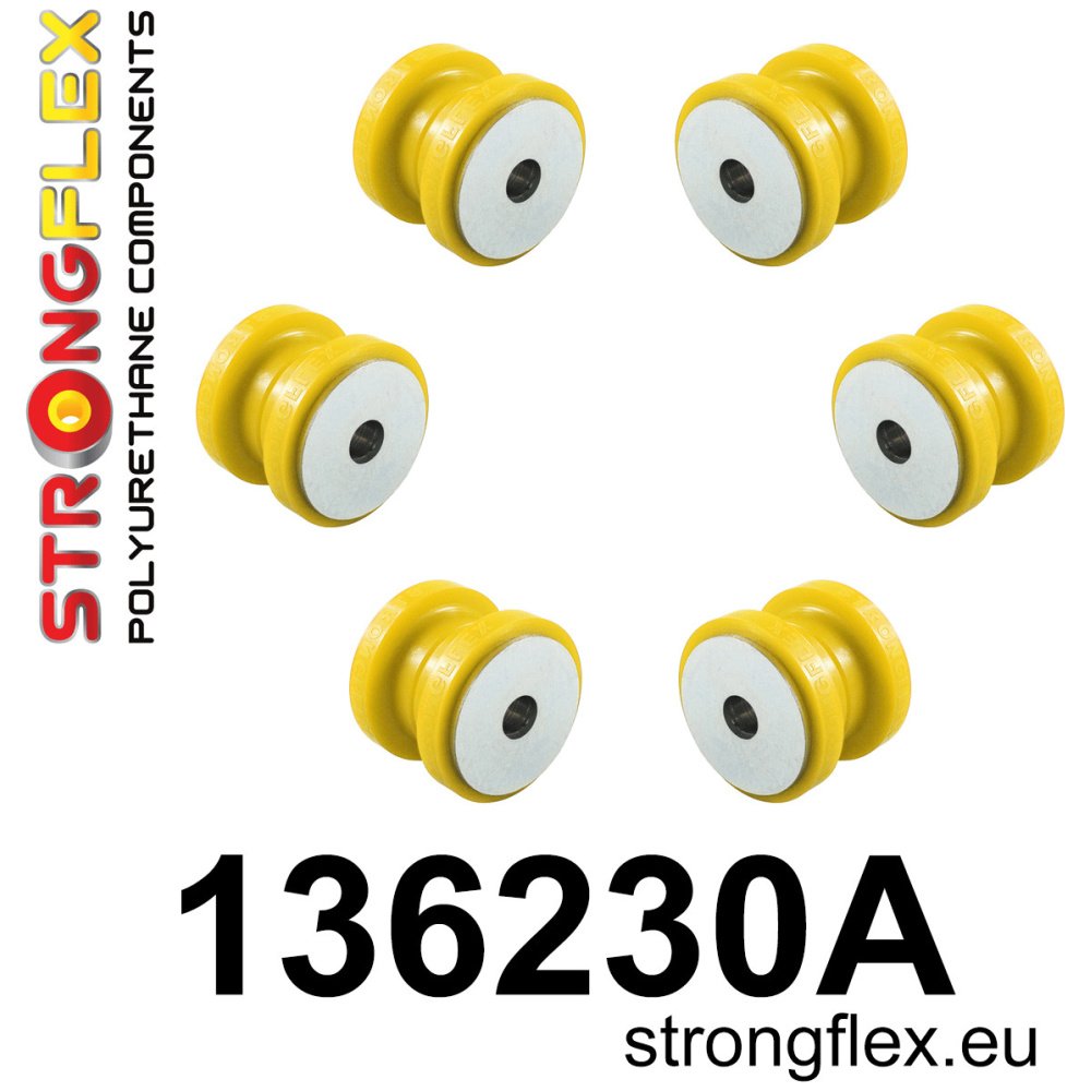 Strongflex Saab Vorderachsträger-Buchsensatz SPORT – 136230A