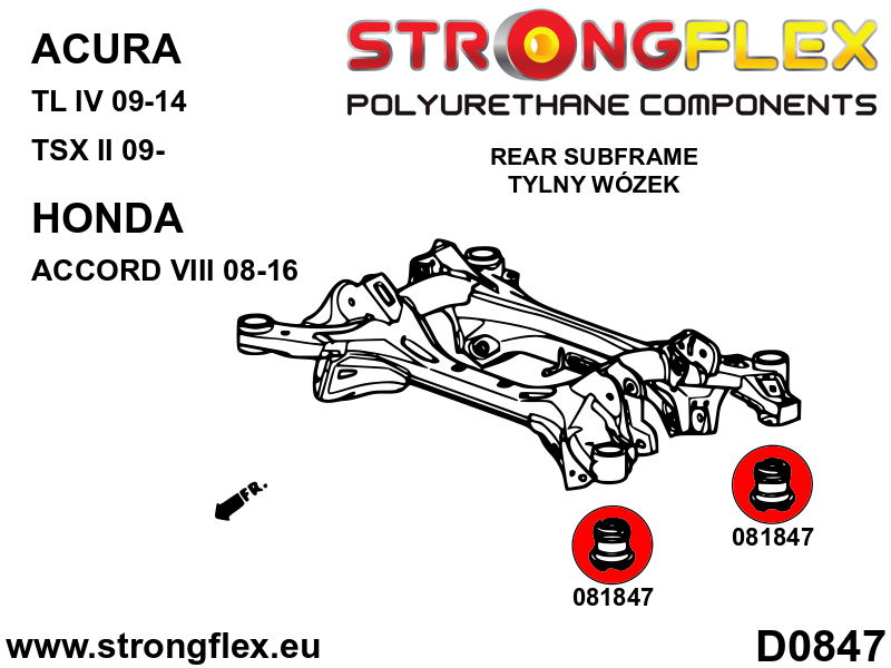 Strongflex Honda Complete ophangrubberset SPORT – 086239A 5 Strongflex Honda Complete ophangrubberset SPORT – 086239A - Afbeelding 5