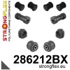 Strongflex Nissan Voorste ophangrubberset – 286212BX ZWART