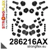 Strongflex Nissan Complete ophangrubberset R32 AWD SPORT – 286216AX ZWART