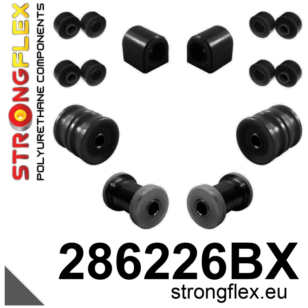 Strongflex Nissan Voorste ophangrubberset – 286226BX ZWART