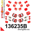 Strongflex Opel Vauxhall Complete polyurethaan ophangrubberset – 136235B