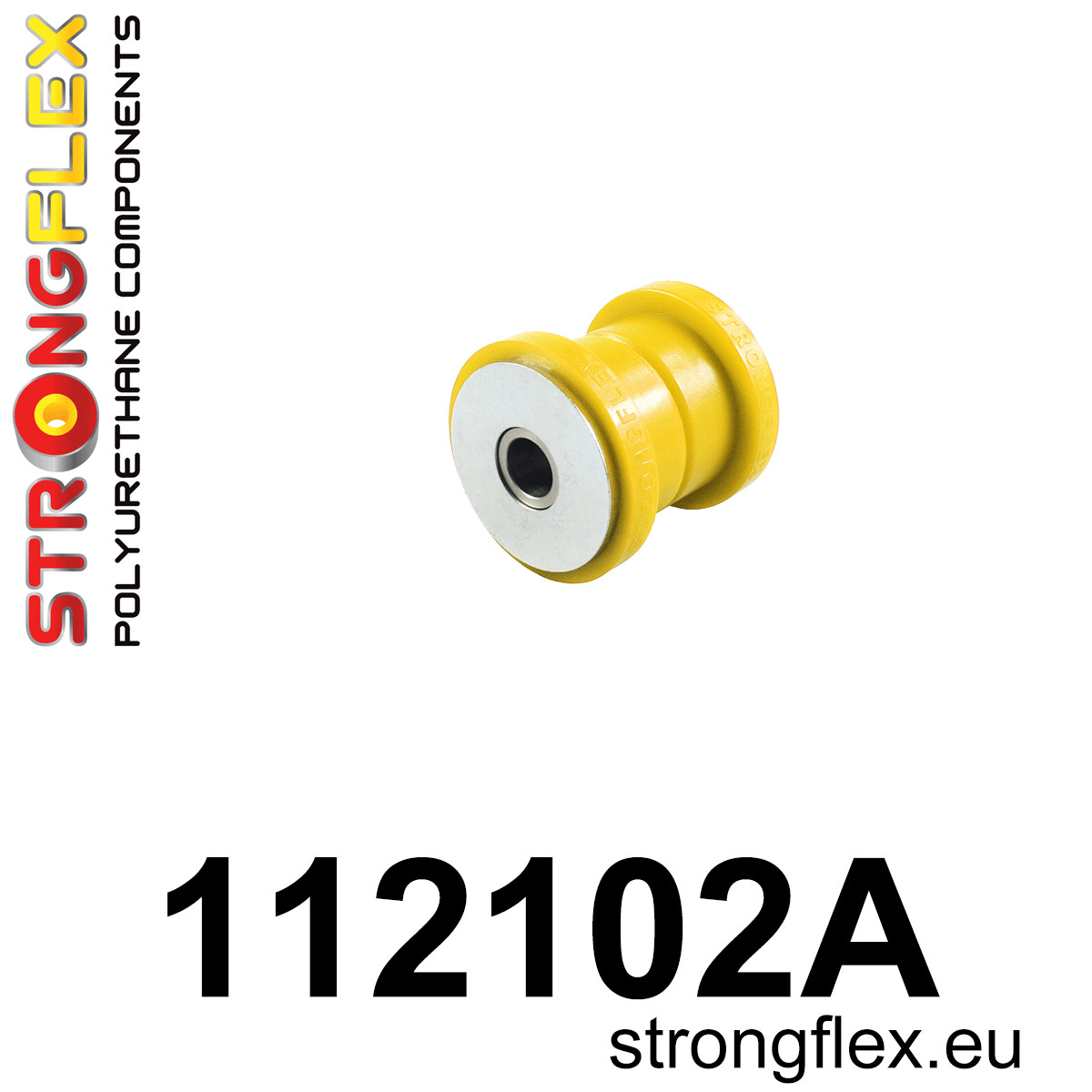 Strongflex Mercedes Vooras onderste draagarm – achterste rubber SPORT – 112102A 1 Strongflex Mercedes Vooras onderste draagarm – achterste rubber SPORT – 112102A