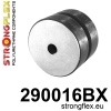 Strongflex De Tomaso Motorsteun – voorste rubber – 290016BX ZWART