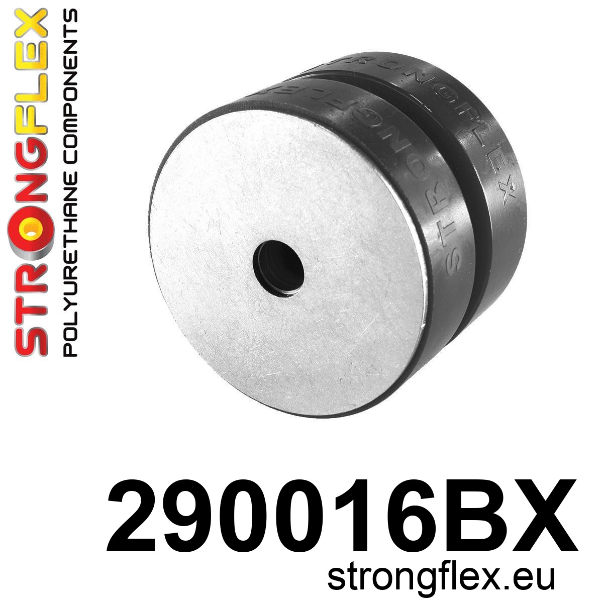 Strongflex De Tomaso Motorsteun – voorste rubber – 290016BX ZWART 1 Strongflex De Tomaso Motorsteun – voorste rubber – 290016BX ZWART
