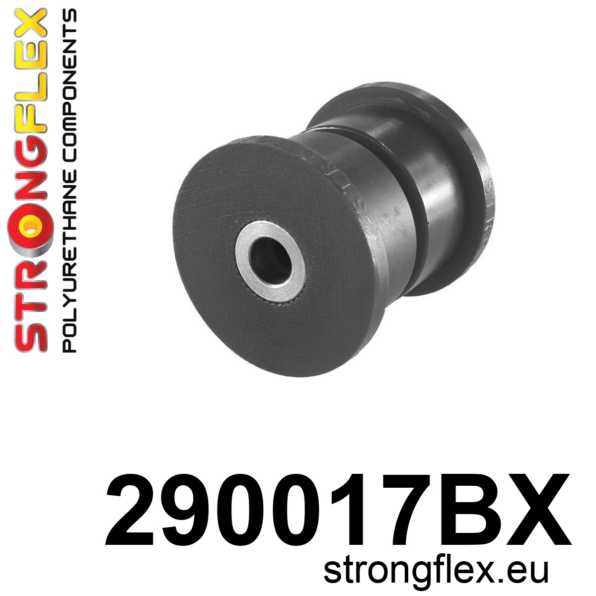 Strongflex De Tomaso Versnellingsbaksteun – achterste rubber – 290017BX ZWART 1 Strongflex De Tomaso Versnellingsbaksteun – achterste rubber – 290017BX ZWART