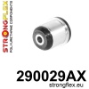 Strongflex Dodge Vooras bovenste draagarm rubber SPORT – 290029AX ZWART