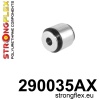 Strongflex Dodge Achterste langsdraagarm rubber SPORT – 290035AX ZWART