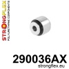 Strongflex Dodge Achterste spoorstang binnenste rubber SPORT – 290036AX ZWART