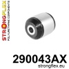 Strongflex Dodge Vooras onderste draagarm – voorste rubber SPORT – 290043AX ZWART