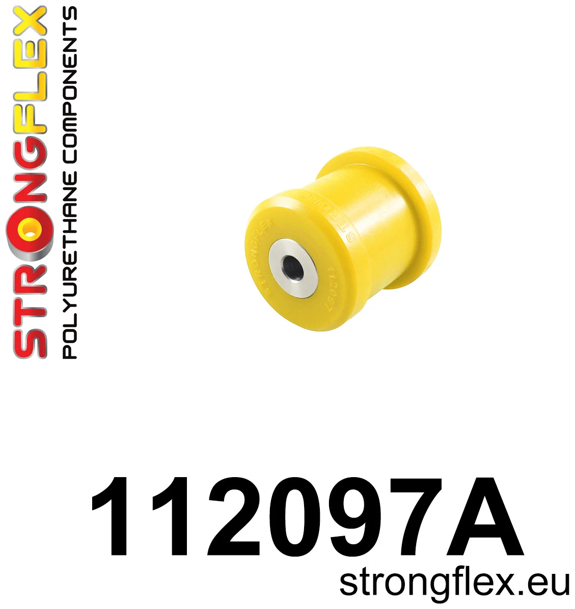 Strongflex Mercedes Vooras bovenste draagarm rubber SPORT – 112097A 1 Strongflex Mercedes Vooras bovenste draagarm rubber SPORT – 112097A