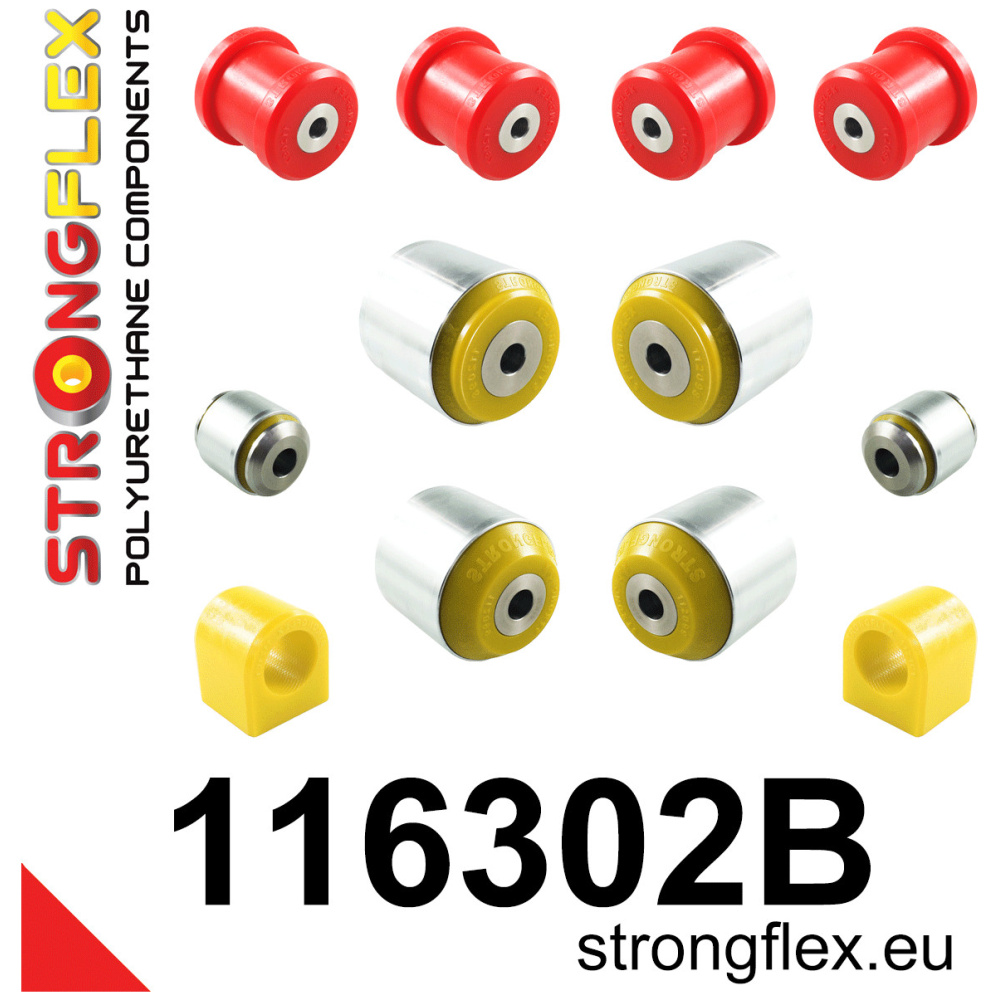 Strongflex Mercedes Voorste ophangrubberset – 116302B