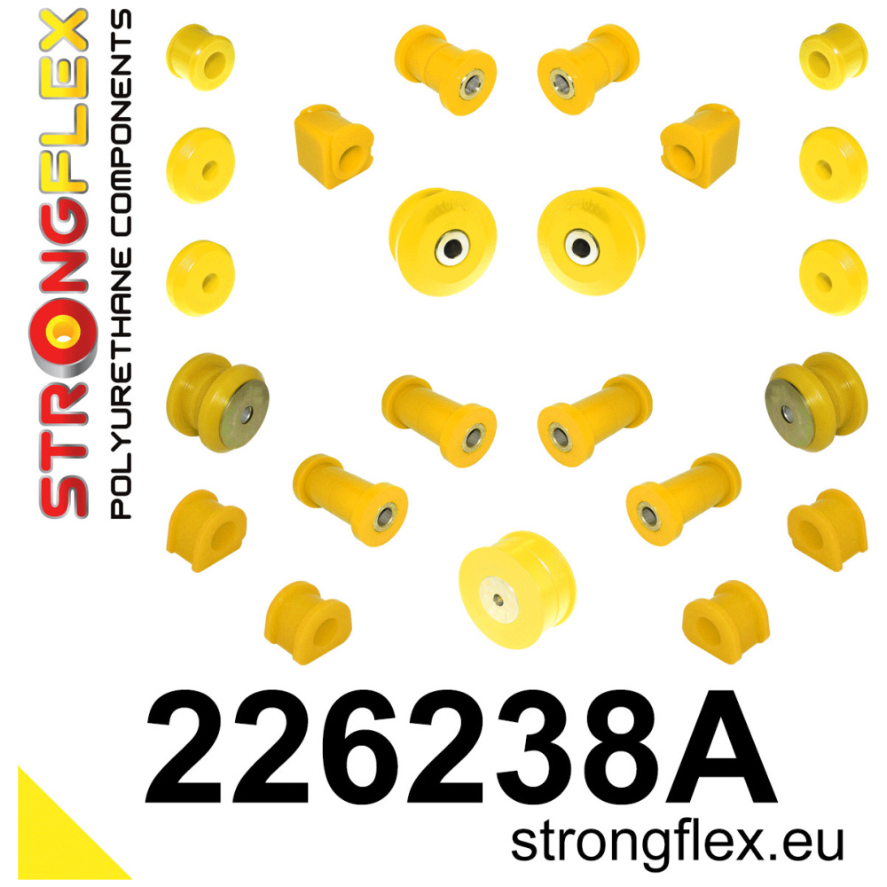 Strongflex Volkswagen Kit complet de silentblocs de suspension SPORT – 226238A