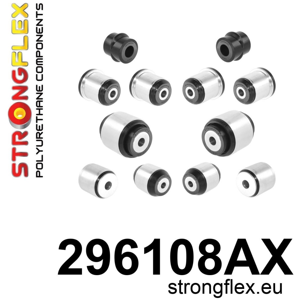 Strongflex Dodge Voorste ophangrubberset RWD SPORT – 296108AX ZWART