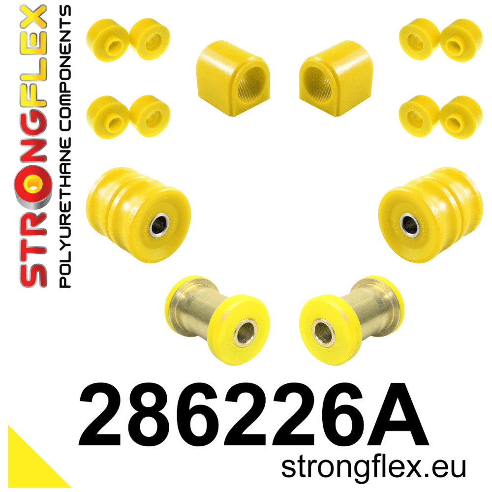 Strongflex Nissan Kit de silentblocs de suspension avant SPORT – 286226A