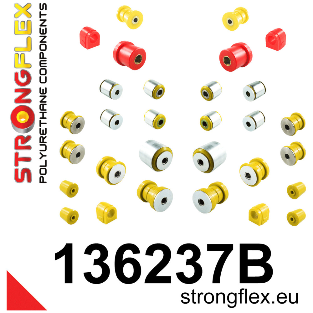 Strongflex Opel Vauxhall Voorste en achterste suspension set – 136237B