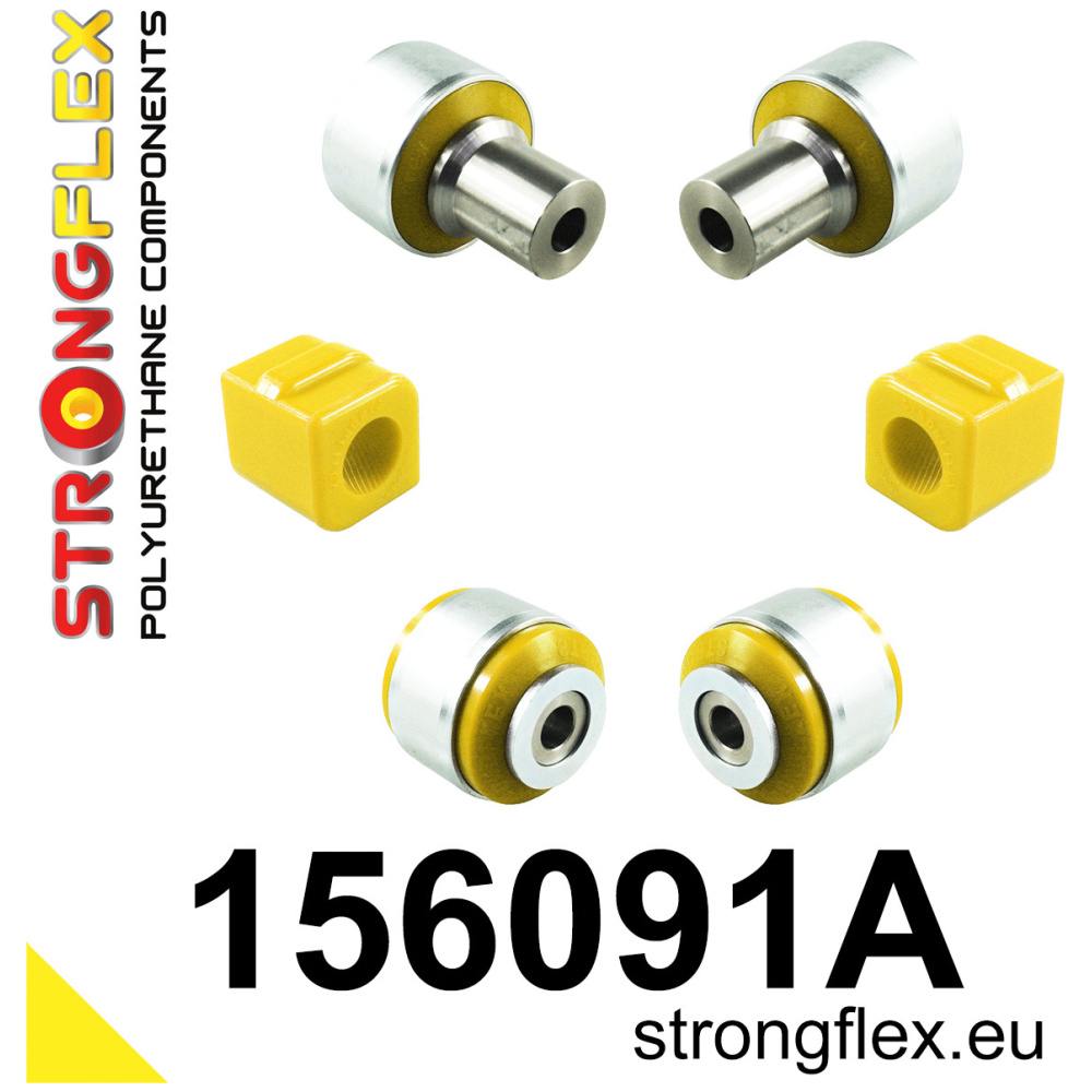 Strongflex Renault Kit de silentblocs de suspension avant SPORT – 156091A