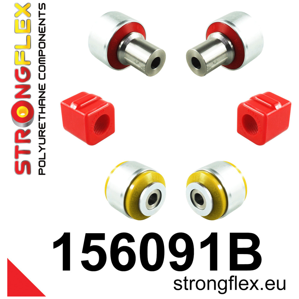 Strongflex Renault Voorste ophangrubberset – 156091B