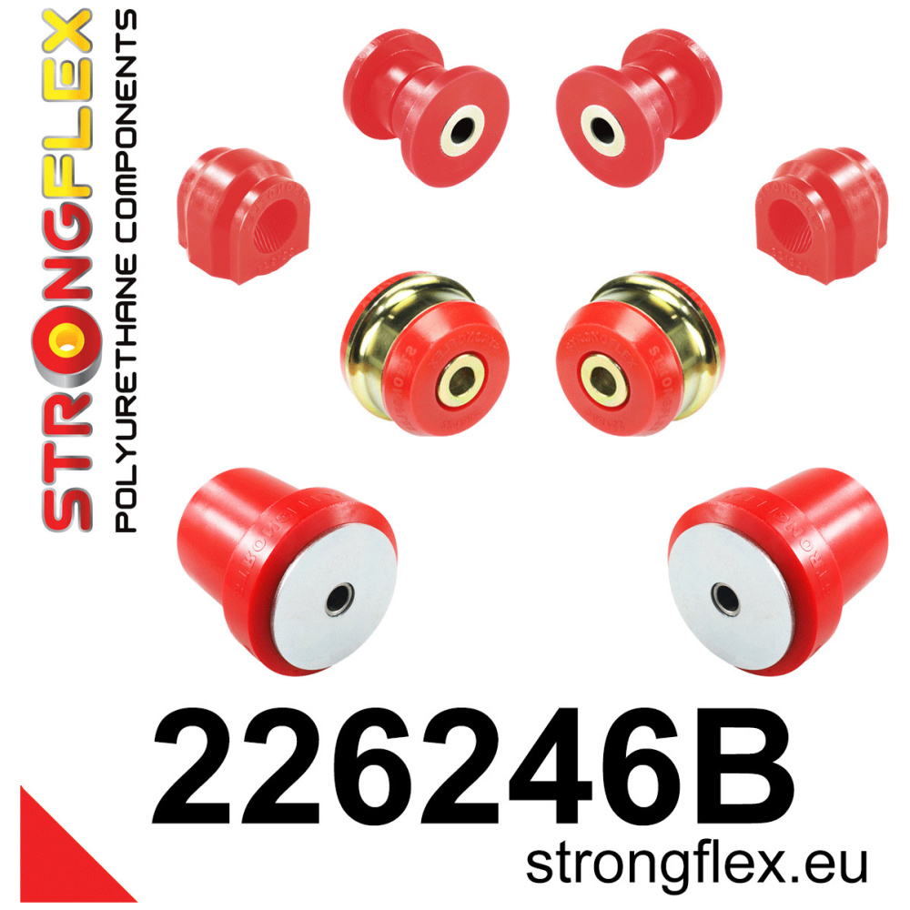 Strongflex Audi Buchsensatz vordere Aufhängung und Hinterachsträger – 226246B
