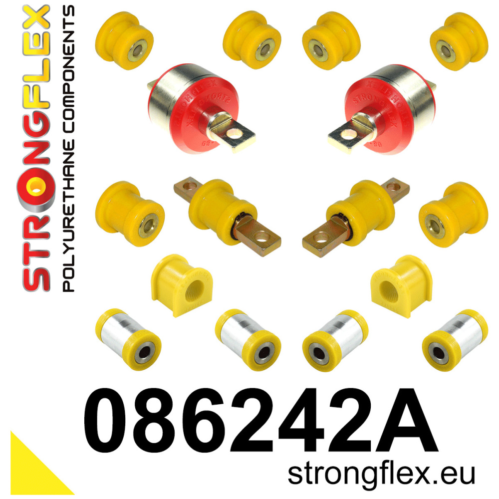 Strongflex Honda Achterste ophangrubberset SPORT – 086242A
