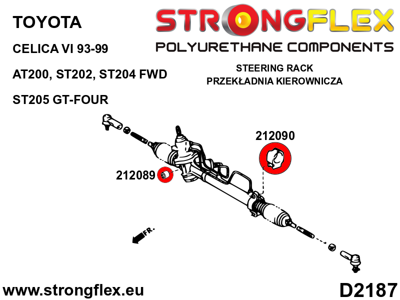 Strongflex Toyota Complete ophangrubberset SPORT – 216278A 4 Strongflex Toyota Complete ophangrubberset SPORT – 216278A – Bild 4